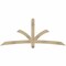 Ekena Millwork Davenport Rough Sawn Timber Gable Bracket, Douglas Fir, 84"W x 35"H x 4"D x 4"F, 10/12 Pitch GBW084X35X0404DAV00RDF - alternate 1